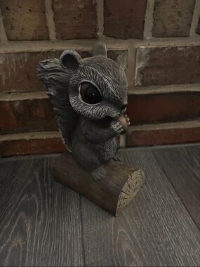 Rare Australian Gray Squirrel Figurine - Home Art
